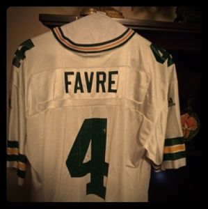 2004 green bay packer brett Favre #4 away jersey